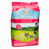 澳洲 OZ Farm 速溶脱脂奶粉 成人奶粉 1kg