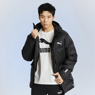 PUMA 彪马 男子运动羽绒服 586604-01 黑色 M