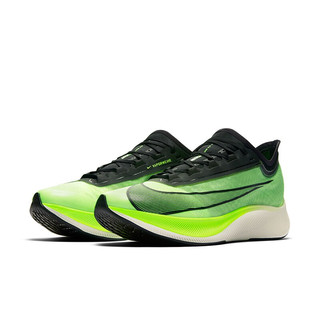 NIKE 耐克 Zoom Fly 3 男子跑鞋 AT8240-300 黑绿 39