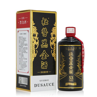 Dusause 杜酱 黑金酒 53%vol 酱香型白酒 500ml*6瓶 整箱装