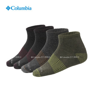 88VIP：Columbia 哥伦比亚 RCS897 男子经典运动休闲袜 (四对装)
