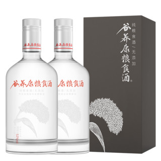 谷养康 粮食酒 52%vol 清香型白酒 500ml*2瓶 双支装