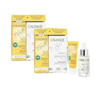 CAUDALIE 欧缇丽 臻美亮白系列面部护肤套装 (淡斑美白精华液30ml+防晒霜25ml)