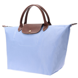 LONGCHAMP 珑骧 LE PLIAGE系列 女士织物饺子包 1623 089 A30 薄雾蓝 中号