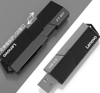 Lenovo 联想 二合一读卡器万能多功能USB3.0高速U盘SD内存卡TF安卓苹果手机电脑两用Type c相机OTG转换器通用车载迷你