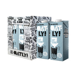 OATLY 噢麦力 瑞典品牌进口 OATLY噢麦力原味燕麦露植物蛋白饮料(不含牛奶) 含钙营养燕麦饮品1L*6整箱装