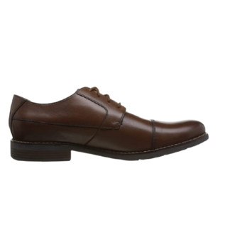 Clarks 其乐 Becken Cap系列 男士商务正装鞋 261231387 棕褐色 39.5