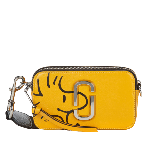 MARC JACOBS Snapshot系列 女士皮革斜挎包 Yellow