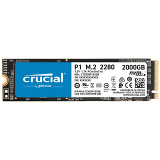 crucial 英睿达 CT2000P1SSD8 固态硬盘 2TB M.2接口(NVMe协议)