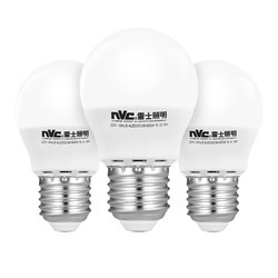 NVC Lighting 雷士照明 nvc-lighting 雷士照明 E-NLED001J/3W e27螺口节能灯泡 3W