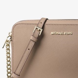 MICHAEL KORS 迈克·科尔斯 JET SET TRAVEL系列 女士皮质斜挎包 32S4STVC3L TRUFFLE 小号