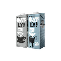 OATLY 噢麦力原味咖啡大师0添加蔗糖燕麦奶谷物饮料植物奶蛋白1L*2