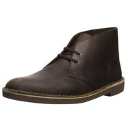 移动专享：Clarks Bushacre 2 Chukka 男士短靴,蜂蜡皮革,9 W US