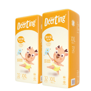 Deerting 小鹿叮叮 蓝甘菊系列 拉拉裤 XXL32片*2包