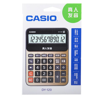 CASIO 卡西欧 办公商务计算器 DY-120 蟠龙金