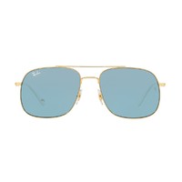 Ray-Ban 雷朋 男女款太阳镜 0RB3595 金色框蓝色片 59mm