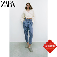 ZARA 08197860400 女装宽松牛仔裤