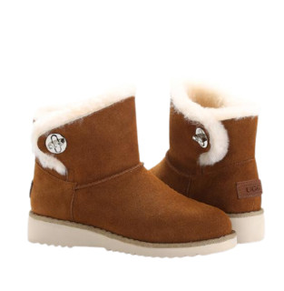 Ozwear UGG 女士短筒雪地靴 OB506 栗色 35