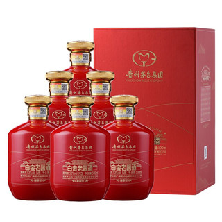 MOUTAI 茅台 白金老酱酒 N5 红金 53%vol 酱香型白酒 500ml*6瓶 整箱装