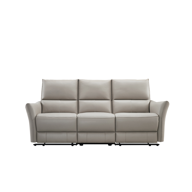 cheers 芝华仕 50289 头等舱三人位真皮沙发 奶杏色