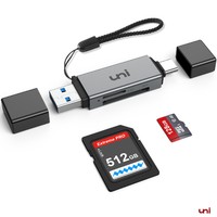 uni USB-C3.0高速SD/TF多功能读卡器 SD/TF二合一