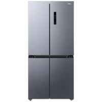 Midea 美的 323升法式多门小型冰箱四门双开门家用变频官方一级风冷无霜