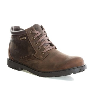 ROCKPORT 乐步 Strorm Surge Plain系列 男士高帮防水靴 Brown UK7