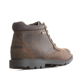 ROCKPORT 乐步 Strorm Surge Plain系列 男士高帮防水靴 Brown UK7