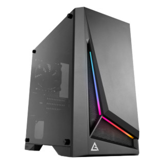 Antec 安钛克 暗黑系列 弑星者M DP301M ATX机箱 半侧透 黑色