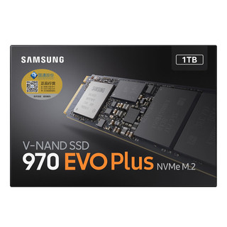 SAMSUNG 三星 970 EVO Plus NVMe M.2 固态硬盘 1TB（PCI-E3.0）