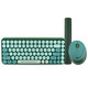 RANTOPAD 镭拓 RF100 无线键盘鼠标套装  墨绿色