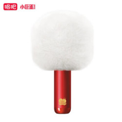 唱吧小巨蛋麦克风Q5 Line Friends新年版 绯红色 无线蓝牙音响一体话筒 儿童娱乐电容麦家庭KTV变音器