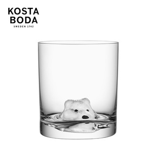 KOSTA BODA New Friends新朋友系列 水晶动物玻璃杯 雪狐 350ml-450ml