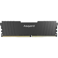 Asgard 阿斯加特 洛极T2系列 DDR4 3000MHz 台式机内存 马甲条 黑色 16GB