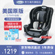 美国原版 Graco葛莱进口 0-7岁宝宝儿童安全座椅汽车用 双向安装 isofix连接 儿童座椅 黑灰色
