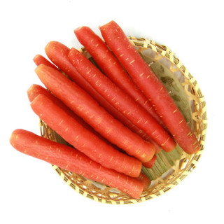 绿鲜知 水果胡萝卜 生吃红心萝卜 约1kg  清甜多汁 新鲜蔬菜 *4件