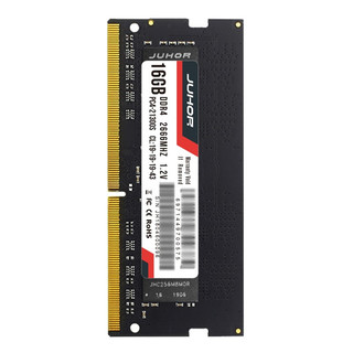 JUHOR 玖合 DDR4 2666MHz 笔记本内存 普条 16GB