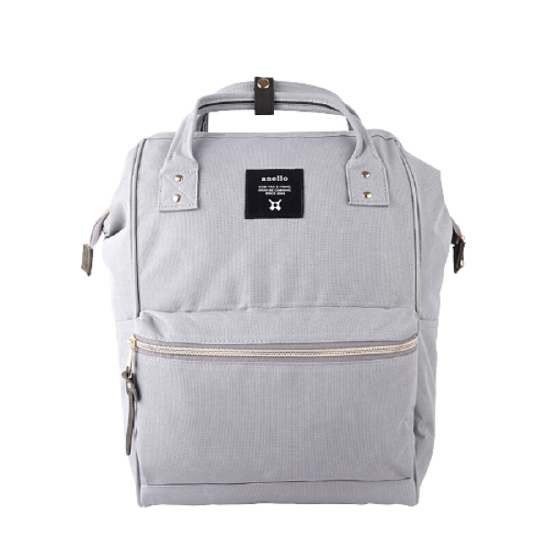 商品anello 阿耐洛 男女款双肩背包 at-b0193a 浅灰色 中号