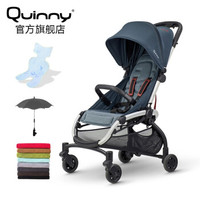 Quinny 荷兰LDN婴儿推车 超轻便折叠伞车可坐可躺 宝宝童车可上飞机强避震 儿童推车 黑色