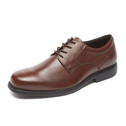 Rockport/乐步商务正装男鞋 新品系带牛皮单鞋平底V80554 棕色V80554 43/9-