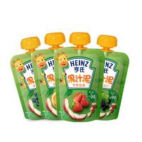 Heinz 亨氏 婴儿水果果汁泥 120g*4袋 口味随机发货