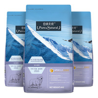 Pure&Natural 伯纳天纯 经典系列 羊肉燕麦蔓越莓中大型犬幼犬狗粮 4kg*3袋