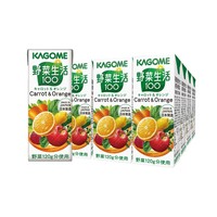kagome可果美胡萝卜橙果蔬汁200ml*12日本进口野菜生活饮料