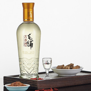 劲牌 毛铺系列 苦荞酒 黑荞 42.8%vol 白酒 375ml*6瓶 整箱装