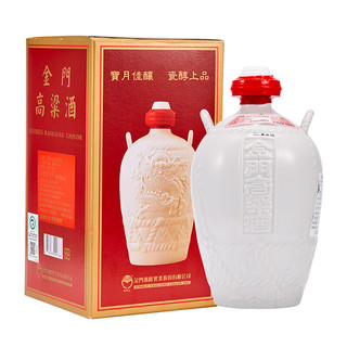 KINMEN KAOLIANG 金门高粱酒 白坛 58%vol 清香型白酒 1000ml 单瓶装