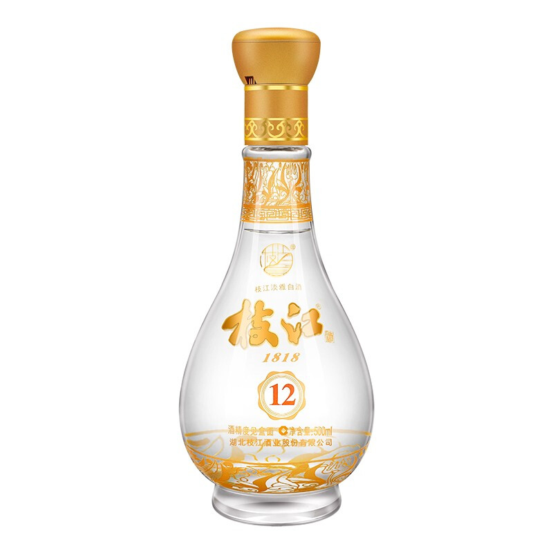 枝江淡雅白酒枝江1818中华老字号42度整箱500ml6瓶凑单品