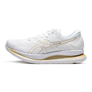 ASICS 亚瑟士 GlideRide 女子跑鞋 1012A699-100 白金 39.5