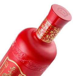 东方喜炮 吉祥红 52%vol 浓香型白酒 450ml 单瓶装