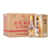 双沟 大曲 名玻 46%vol 浓香型白酒 480ml*6瓶 整箱装