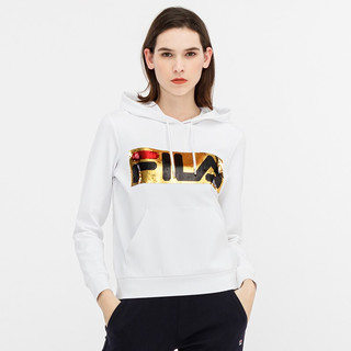 FILA 斐乐 White Special系列 女子运动卫衣 F11W018299A-WT 白色 L